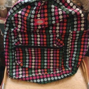 Dickies Multicolor Polka Dot Backpack - Women Bags